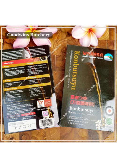 Bumbu Warasa KOMBUTSUYU bumbu Jepang serba guna - Japanese all purpose seasoning HALAL 50g